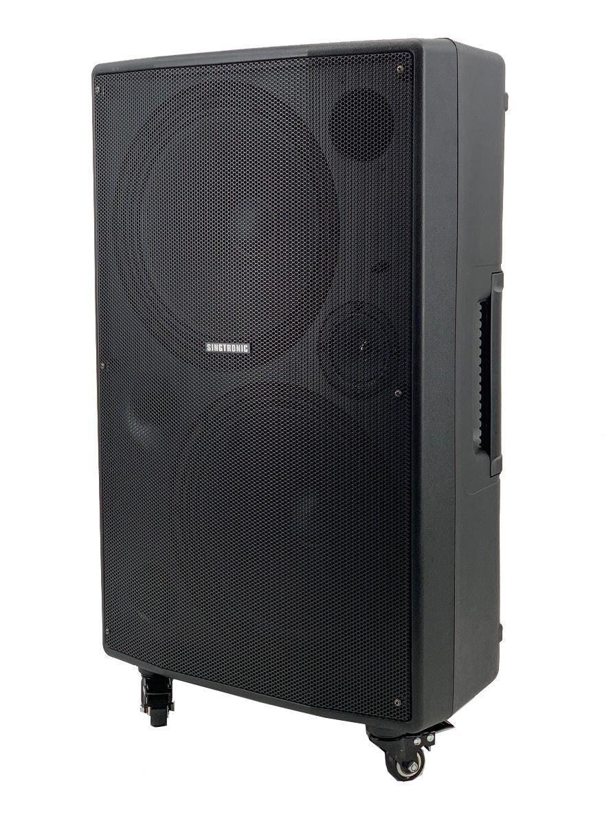 Singtronic BT-1212Pro Professional Portable 12" Double Woofer Bluetooth Speaker Karaoke System