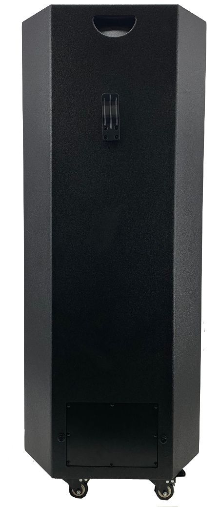 Singtronic BT-1515Pro Professional Portable 15" Double Woofer 3-Way Bluetooth Speaker Karaoke System