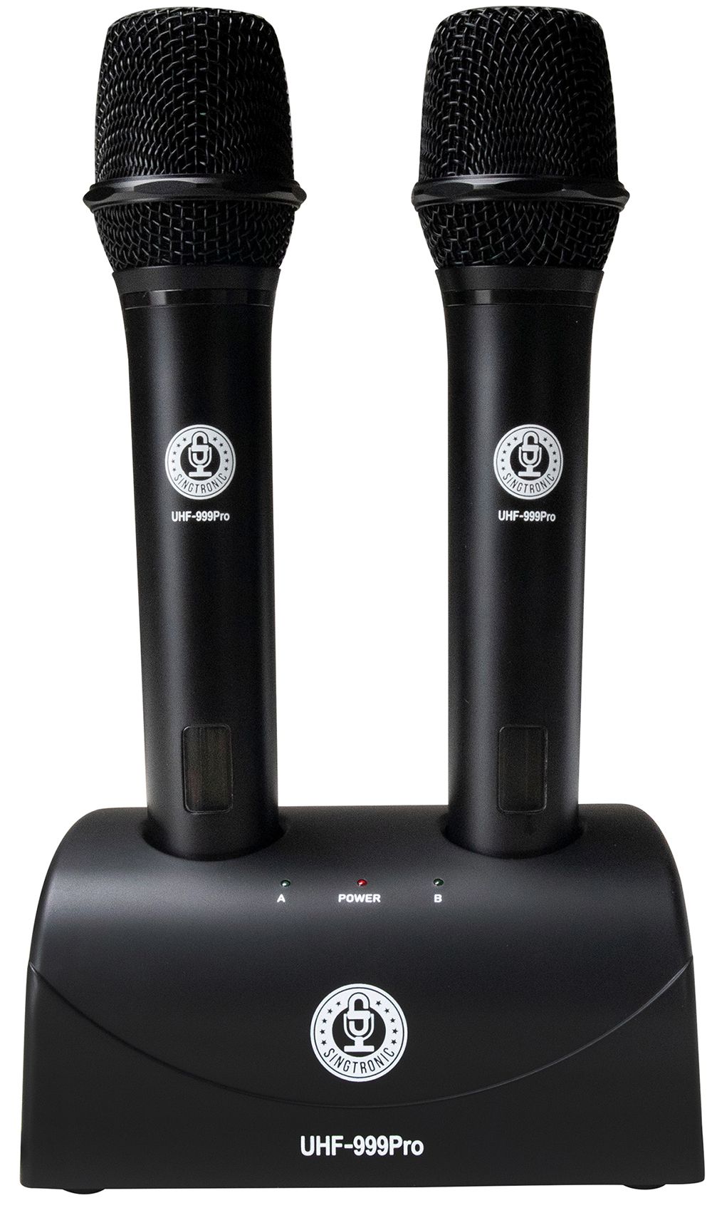 Singtronic UHF-999Pro Professional Dual UHF Rechargeable Wireless Microphones Karaoke System
