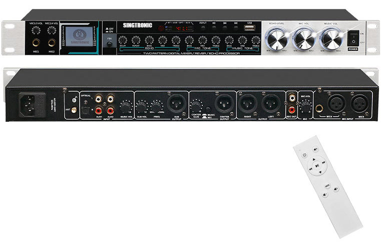 Karaoke Mixer Built in Optical & Anti-Feedback by Singtronic