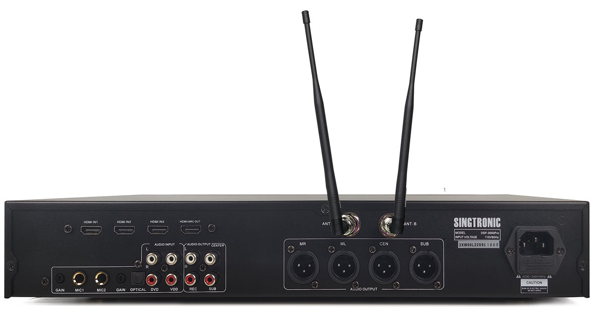 Singtronic DSP-4000Pro Professional Digital Echo Key Control Karaoke Mixer Processor