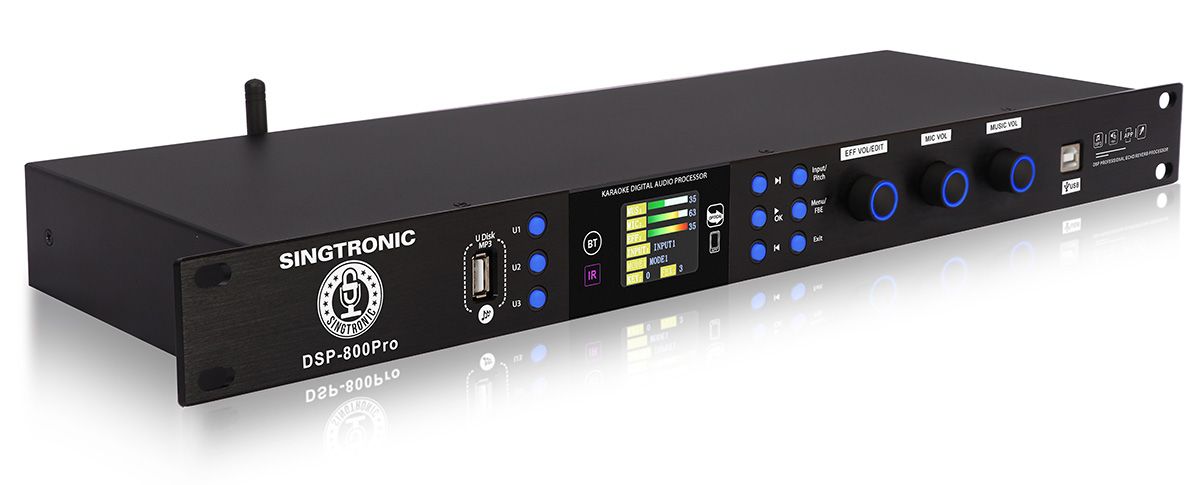 Singtronic DSP-800Pro Professional Digital Echo Karaoke Mixer Processor