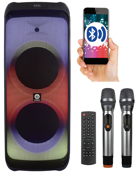 Singtronic F-1215Pro Portable 1200W Karaoke System Bluetooth Speaker
