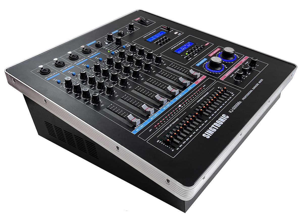 Singtronic KJ-5000Mix Professional Console Digital Karaoke Mixer with HDMI-Arc & Recording Function