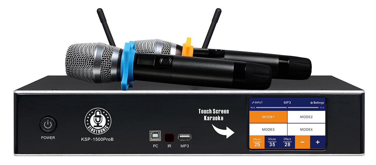 Digital 3 in 1 Karaoke Mixing Amplifier Professional 2500W by Singtronic