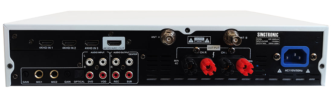 Digital 3 in 1 Karaoke Mixing Amplifier Professional 2000W by Singtronic