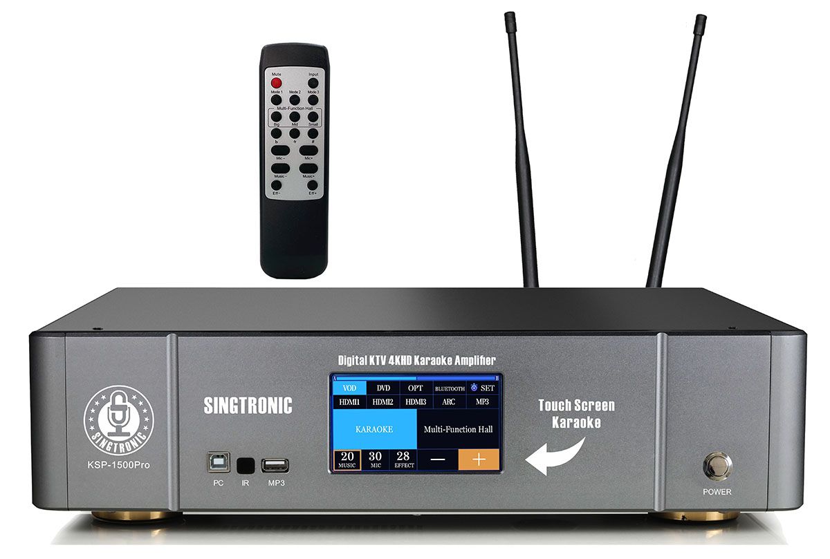 Singtronic KSP-1500Pro Professional 3500W Digital Karaoke Sound Processor Amplifier
