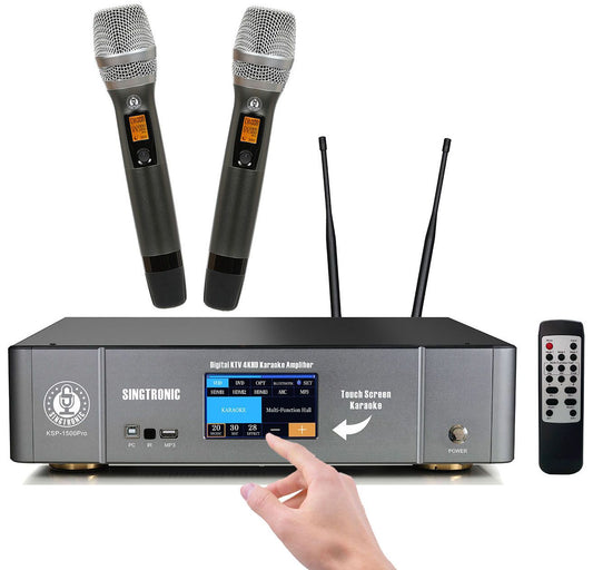 Singtronic KSP-1500Pro Professional 3500W Digital Karaoke Sound Processor Amplifier