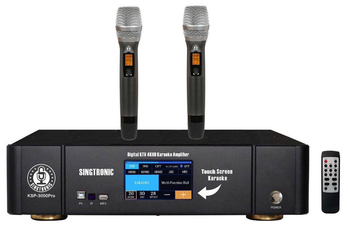 Singtronic KSP-3000Pro Professional 3000W Digital Karaoke Sound Processor Amplifier