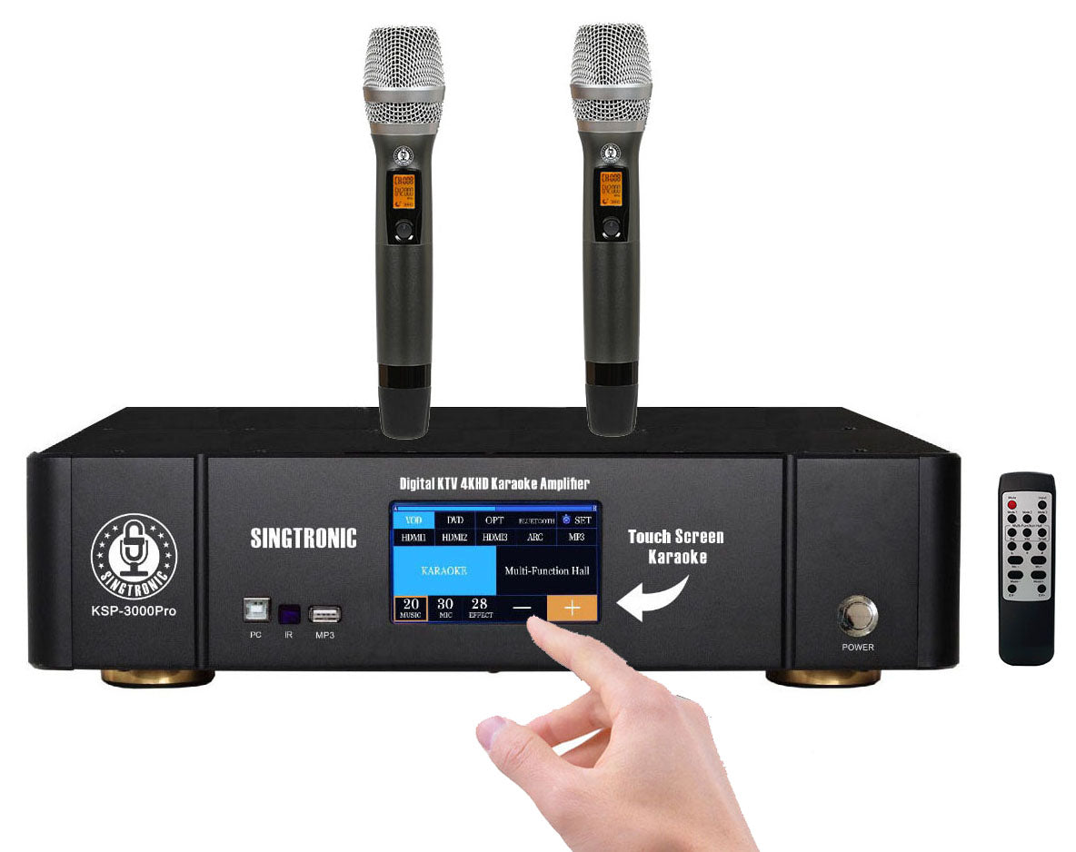 Singtronic KSP-3000Pro Professional 3000W Digital 3 in1 Karaoke Amplifier