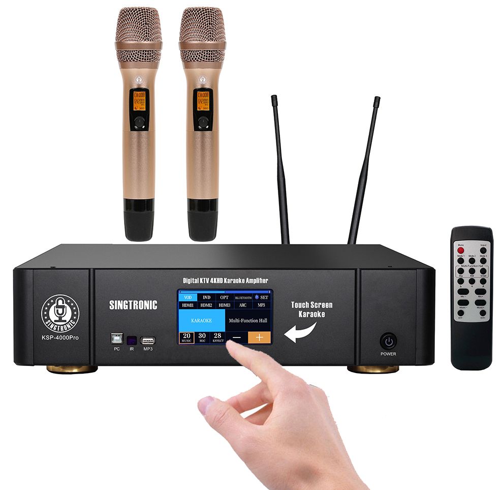 Singtronic KSP-4000Pro Professional 4000W Digital Karaoke Sound Processor Amplifier