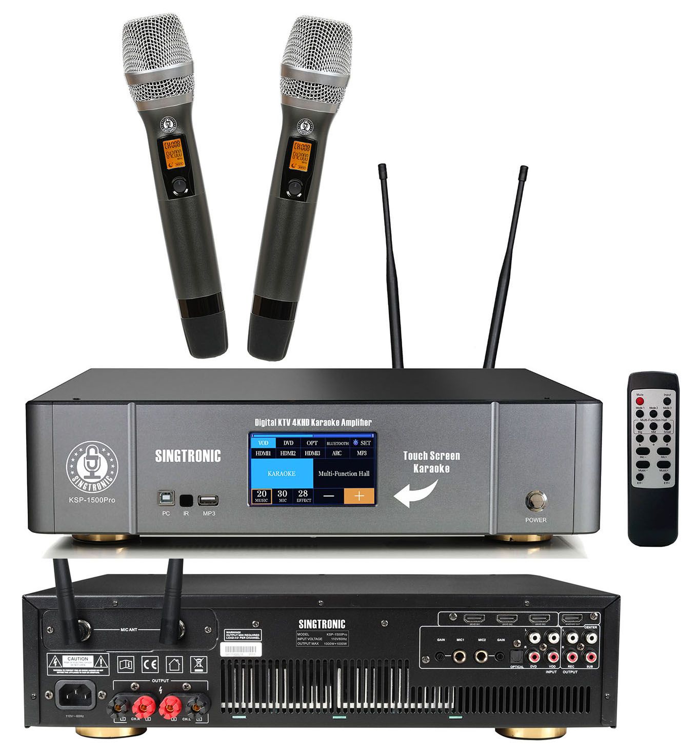 YouTube Karaoke System by iPhone / iPad & PC Tablet Professional 3000W Complete Karaoke System Special