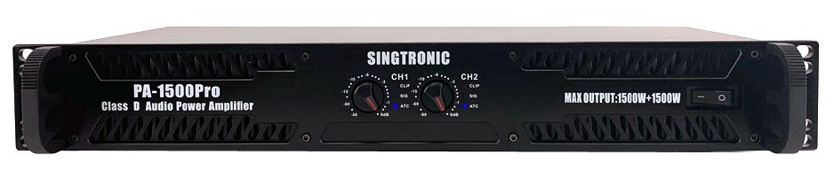 Professional Class D 3000W Power Amplifier + Digital Karaoke Processor Mixer