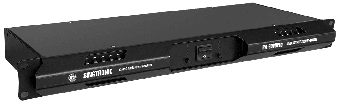 Singtronic PA-3000Pro Class D 4000W Digital Power Amplifier with Super Light Weight