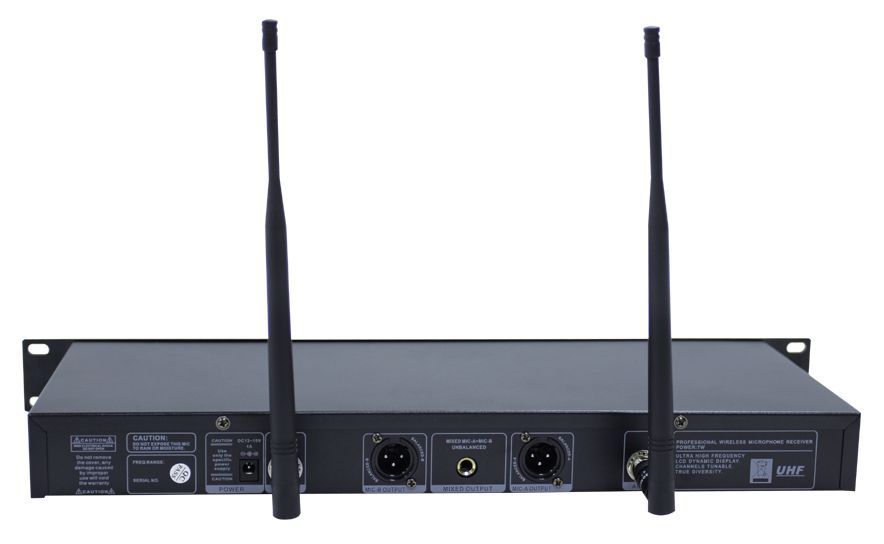 Singtronic KTV-9000UHD Professional 6TB Hard Drive Player Package with UHF-550Pro Dual Wireless Microphone