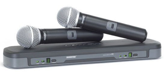 Shure BLX-288/58 Professional Dual UHF Vocalist Wireless Microphone Karaoke System