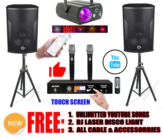Singtronic Professional 2000W YouTube Karaoke System