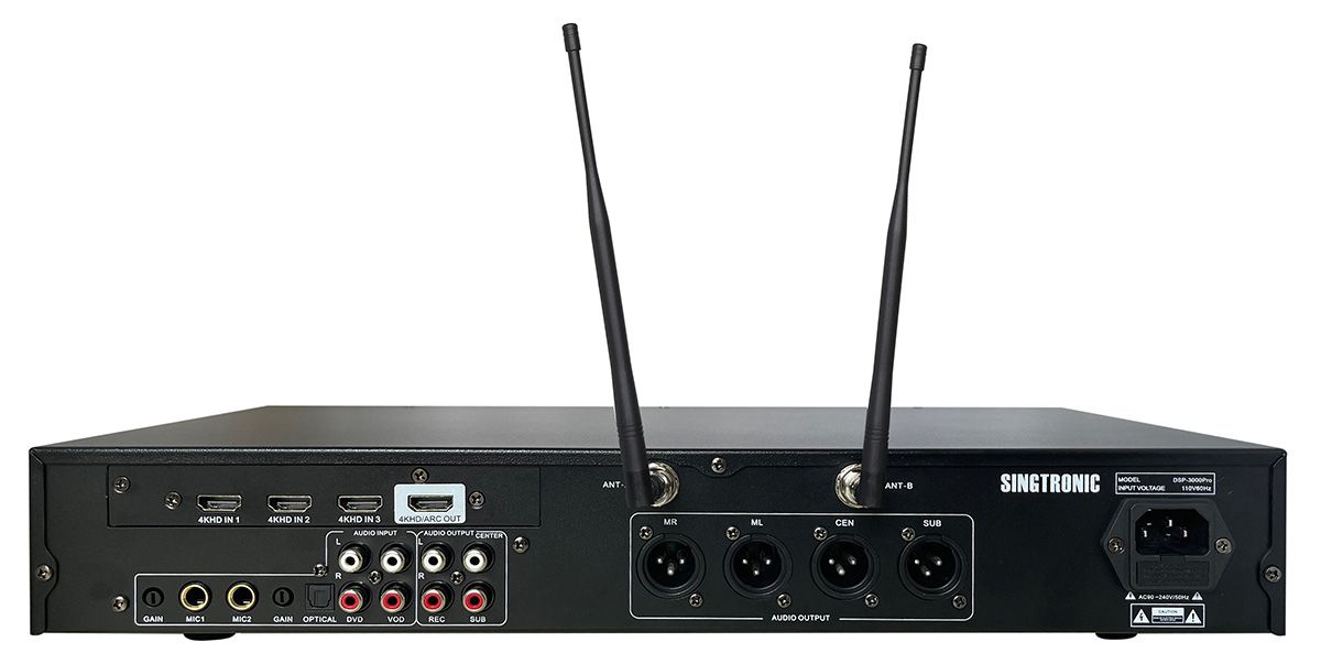 Singtronic DSP-3000Pro Digital 2 in 1 Professional Karaoke Mixer & Processor