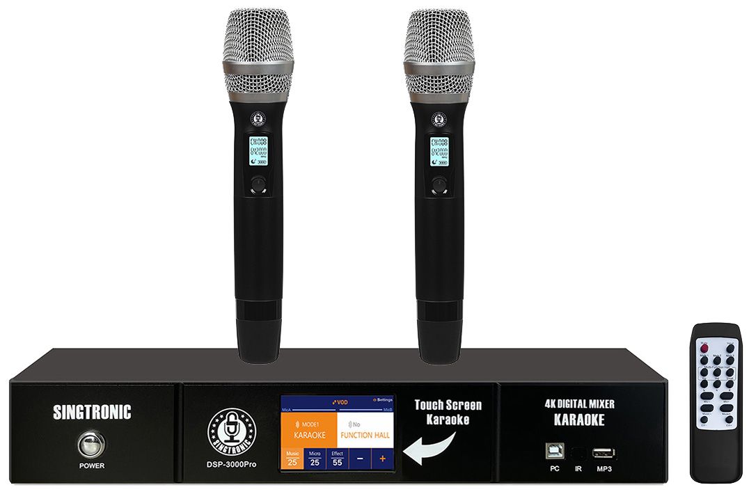 Singtronic DSP-3000Pro Digital 2 in 1 Professional Karaoke Mixer & Processor