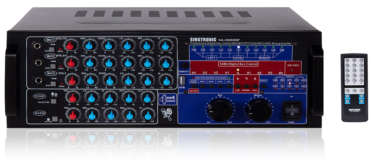 Singtronic KA-2000DSP Mixing Amplifier Karaoke Professional 3000W