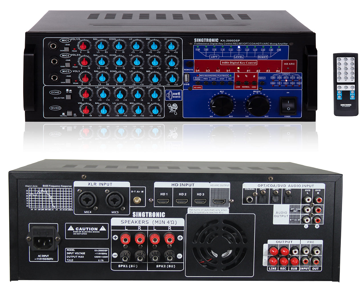 Singtronic KA-2000DSP Mixing Amplifier Karaoke Professional 3000W