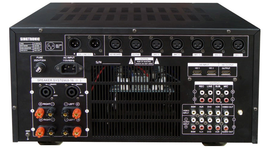 Singtronic KA-4000DSP Professional DJ/KJ 4000W Console Mixing Amplifier Karaoke
