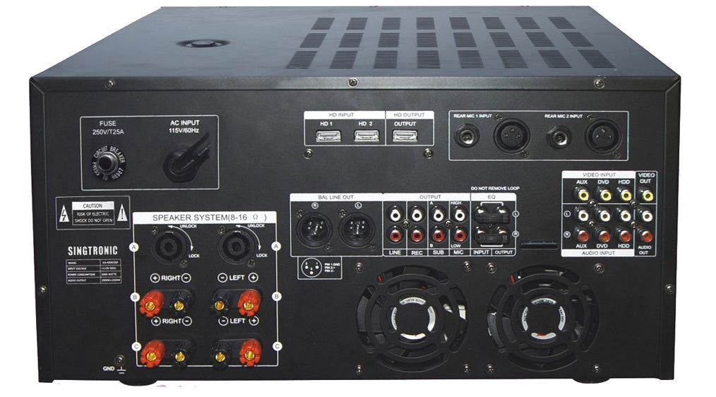 Singtronic KA-4500DSP Professional DJ/KJ Digital 5000W Console DSP Mixing Amplifier Karaoke