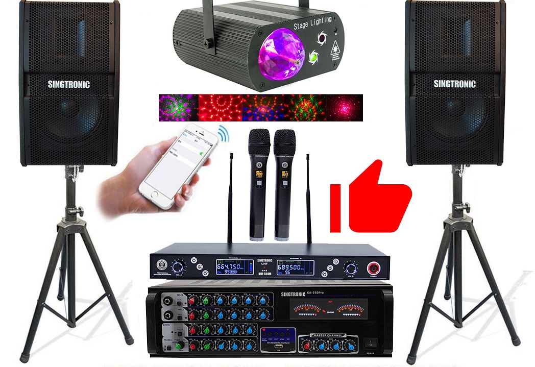 Singtronic Professional 2000W Karaoke Youtube System