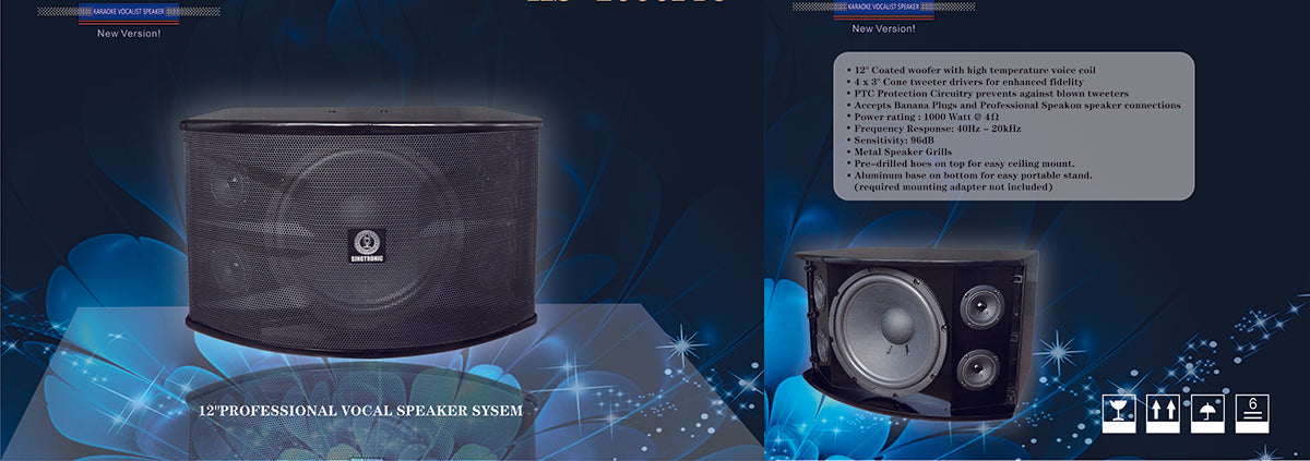 Singtronic KS-3000V Professional 3000W Karaoke Speaker