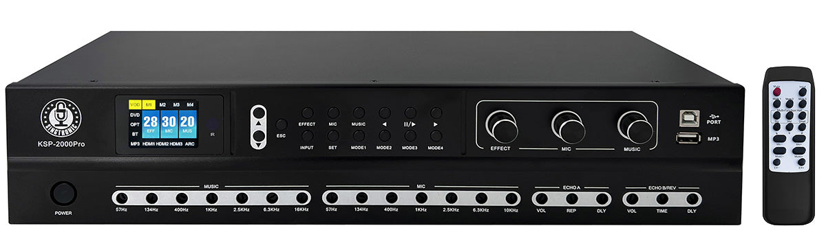Singtronic KSP-2000Pro Professional Digital 3000W Sound Processor Mixing Amplifier Karaoke