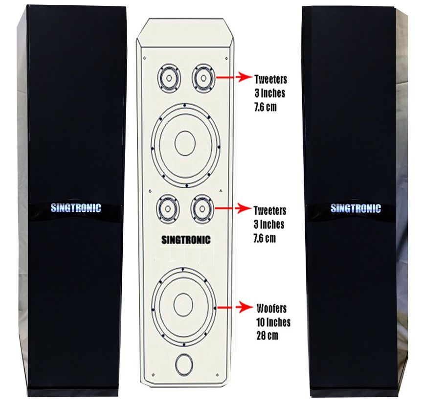 Singtronic Professional Complete 3000W YouTube Karaoke System via iPhone / iPad & PC Tablets