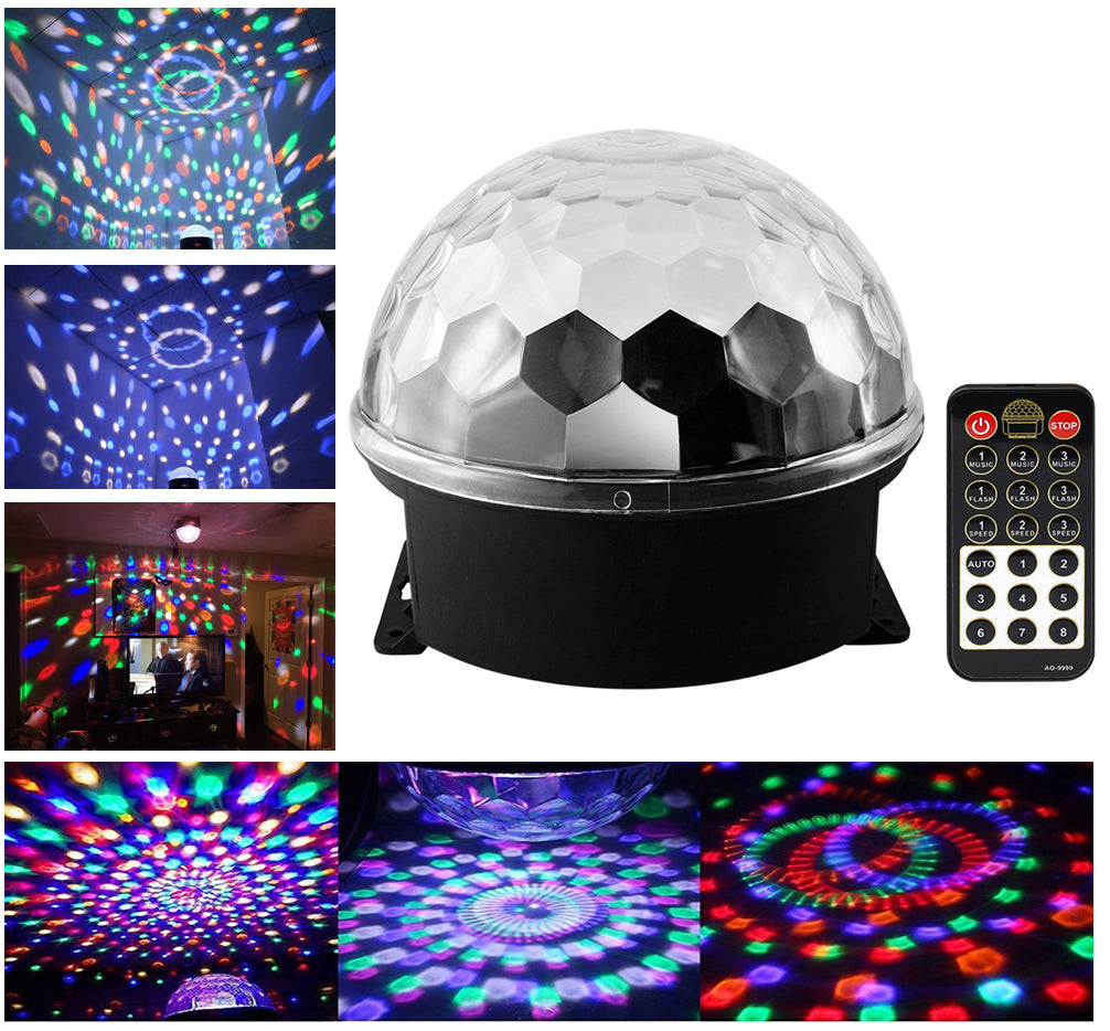Singtronic L.E.D Party Disco Ball Light with Remote Control & Sync Music Beat New Model: 2020