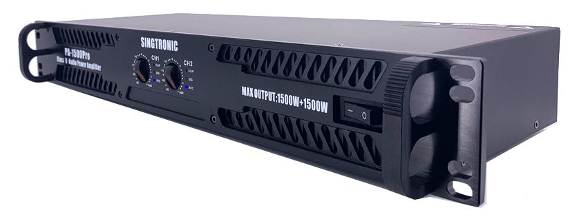 Singtronic PA-1500Pro Professional 1500 + 1500W Class D Power Amplifier