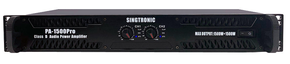 Singtronic PA-1500Pro Professional Digital Class D Power 3000 Power Amplifier