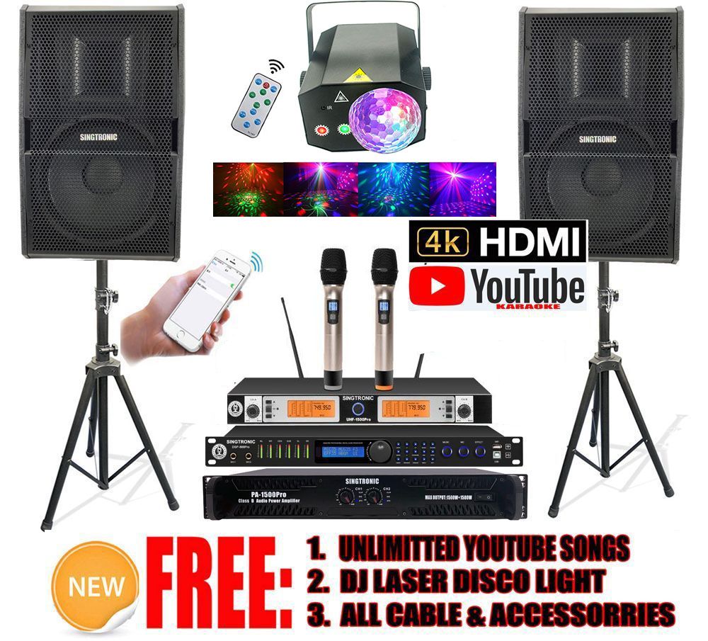 Singtronic Professional Complete 3000W Karaoke System