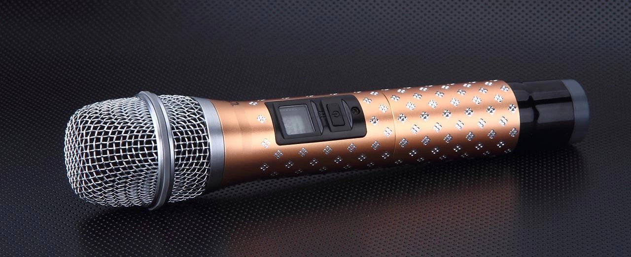 Singtronic UHF-1000Pro Professional 300 Channels Dual UHF Wireless Microphone Karaoke System