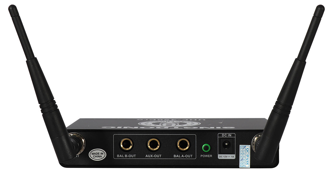 Singtronic UHF-450Pro Professional Digital 2 x Wireless Microphone System (Freq: 900Mhz)