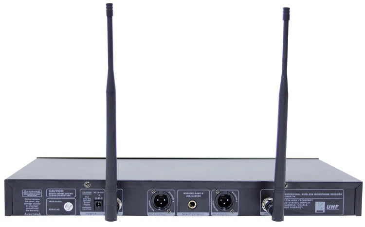 Singtronic UHF-550M Professional Dual UHF 900MHz Wireless Microphone Karaoke System
