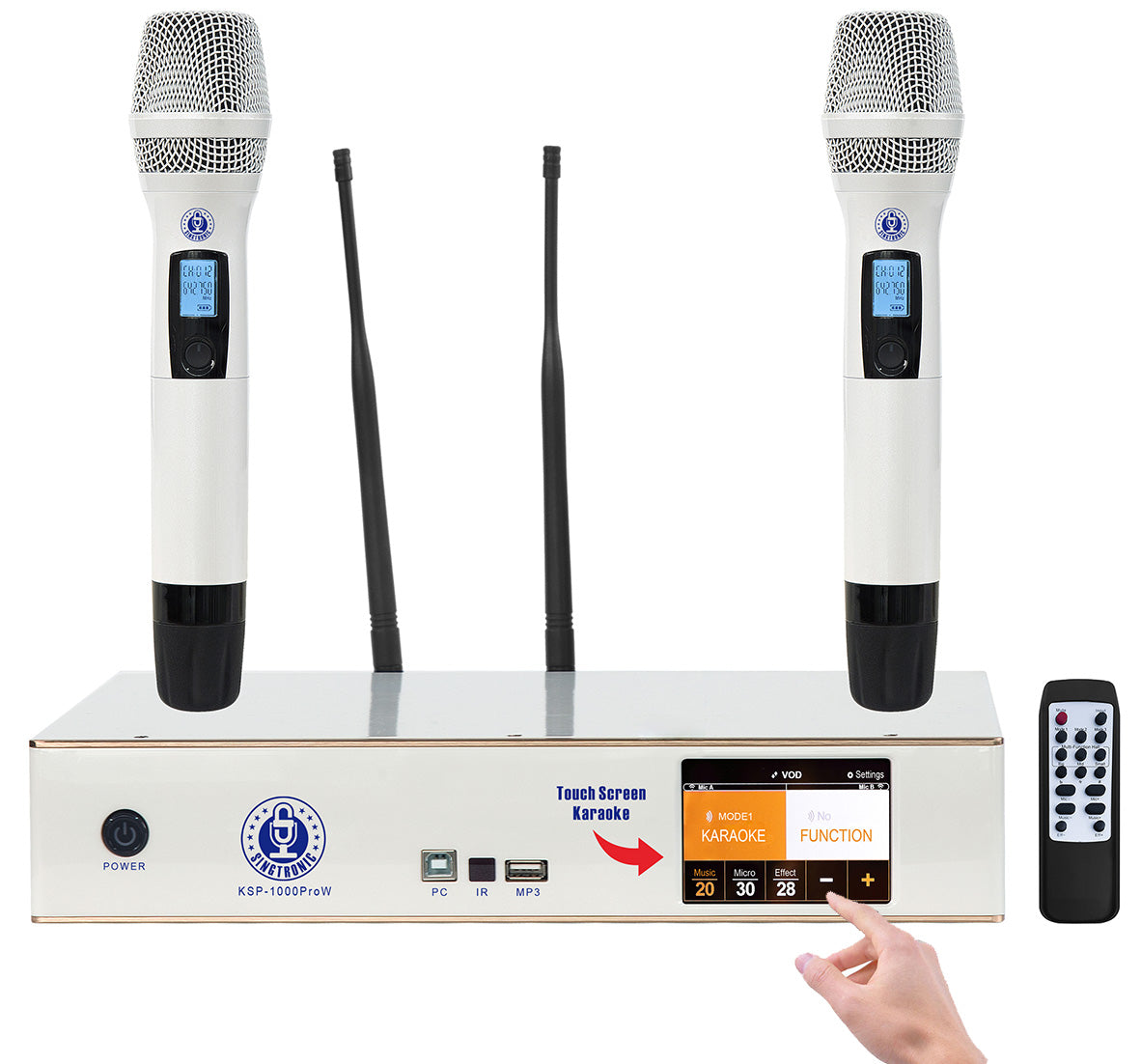 Karaoke System Professional Digtial 2000W via Youtube Songs by Iphone / Ipad & Android Tablets