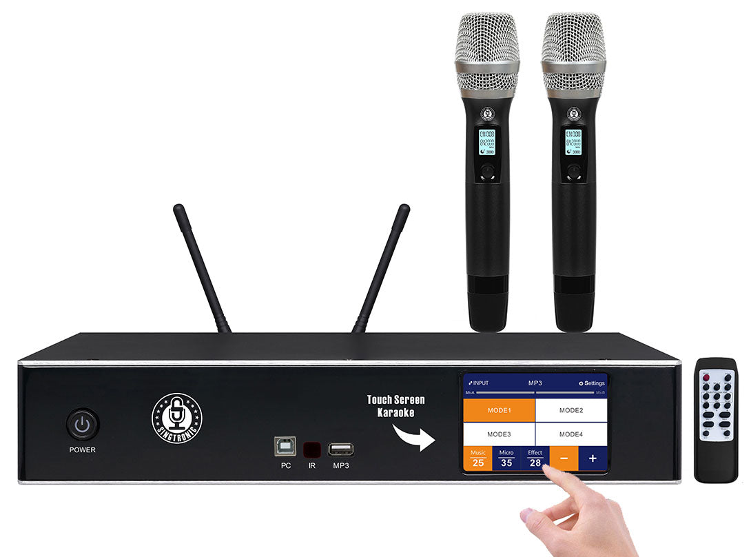 Complete Karaoke System 2500W by Singtronic Select Songs by Iphone & Android PC Free: 50,000 Songs