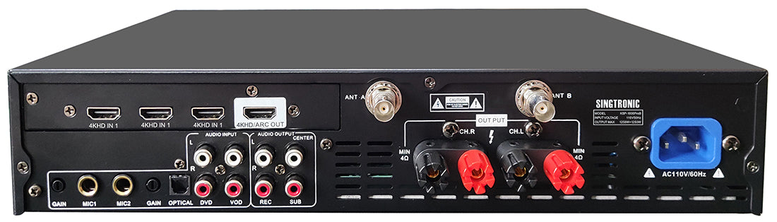 Complete Karaoke System 2500W by Singtronic Select Songs by Iphone & Android PC Free: 50,000 Songs