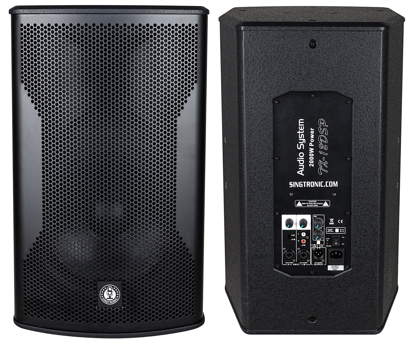 Complete Karaoke System 4000W Digital with Active Speaker & Free: Pre-Loaded 70,000 Songs
