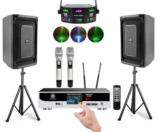 Professional Karaoke System Complete 5000W Digital with Unlimited Youtube Songs