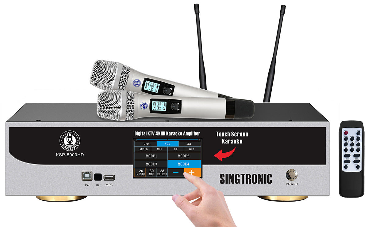 Professional Karaoke System Complete 5000W Digital with Unlimited Youtube Songs