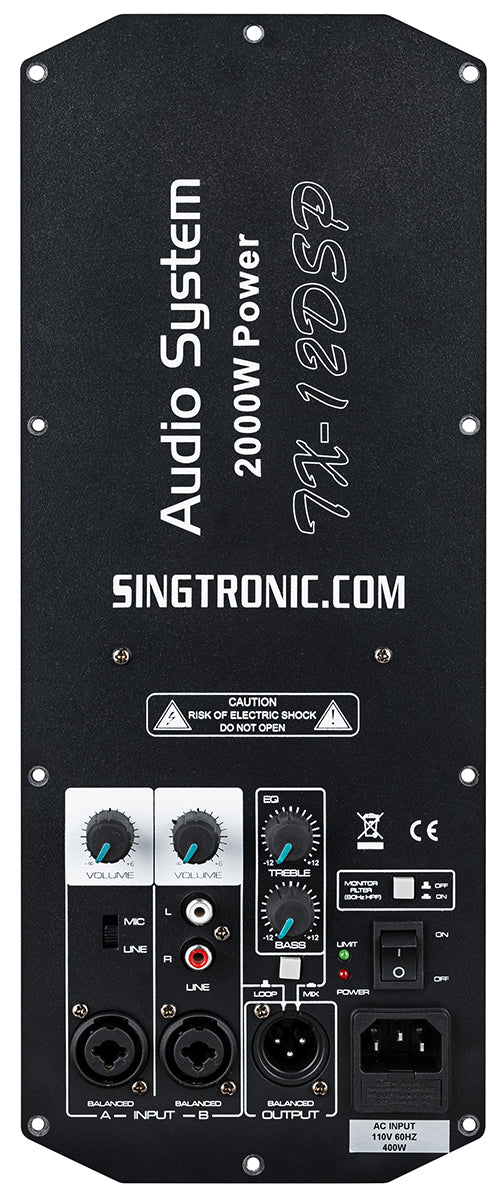 Singtronic TX-12DSP Professional 4000W Power Karaoke Speaker