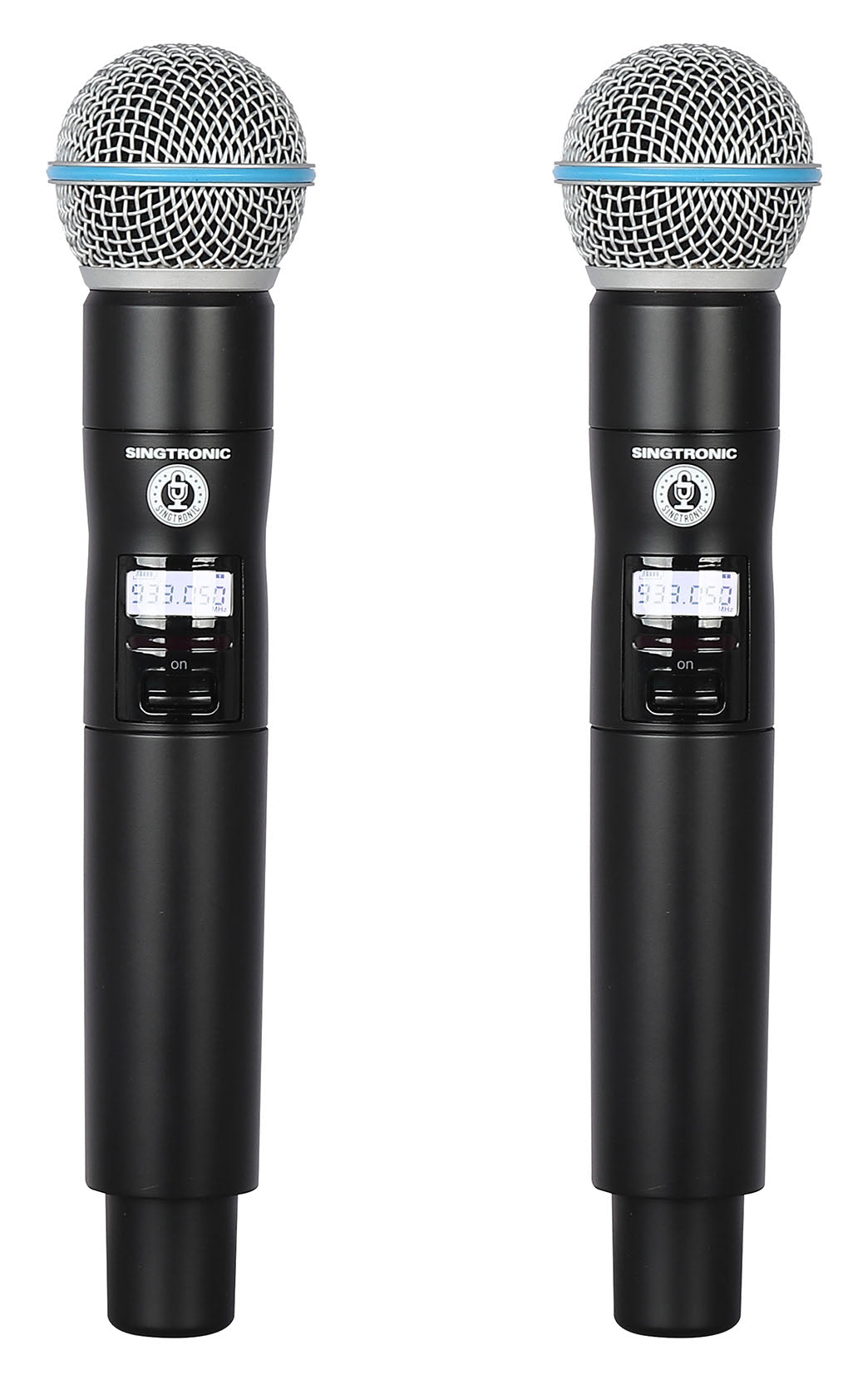 Singtronic UHF-3000Pro Professional True Diversity Dual Wireless Microphone High Freq. 900Mhz