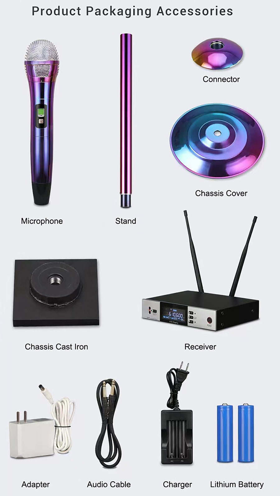 Singtronic UHF-GM22 Professional Giant Single Wireless Microphone Karaoke